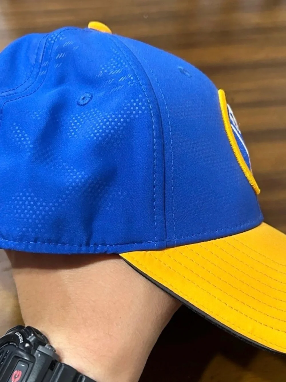 Fanatics Buffalo Sabres Royal Blue and Gold NHL Authentic Pro Hat - Picture 11 of 12